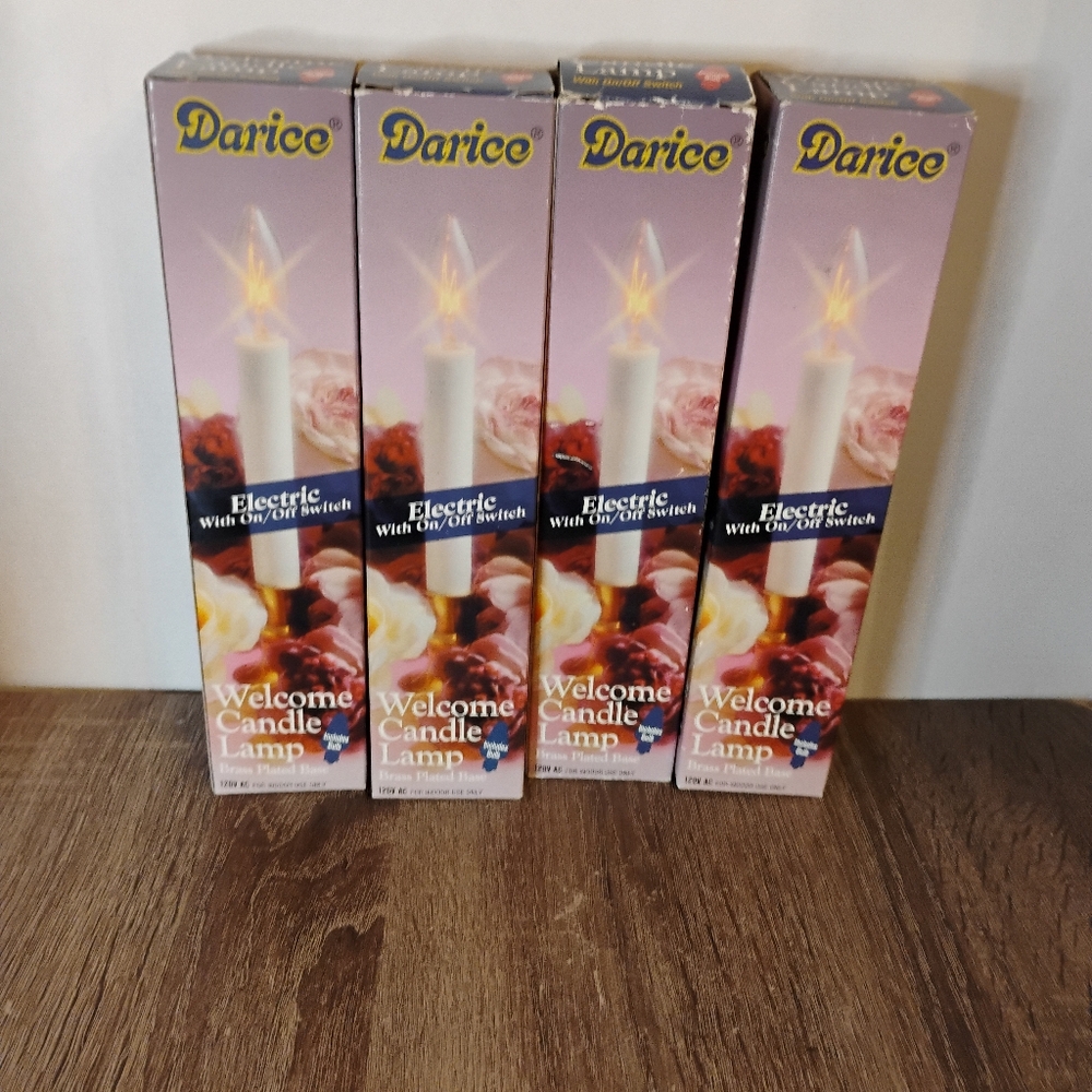 Darice Electric Welcome Candle Lamp